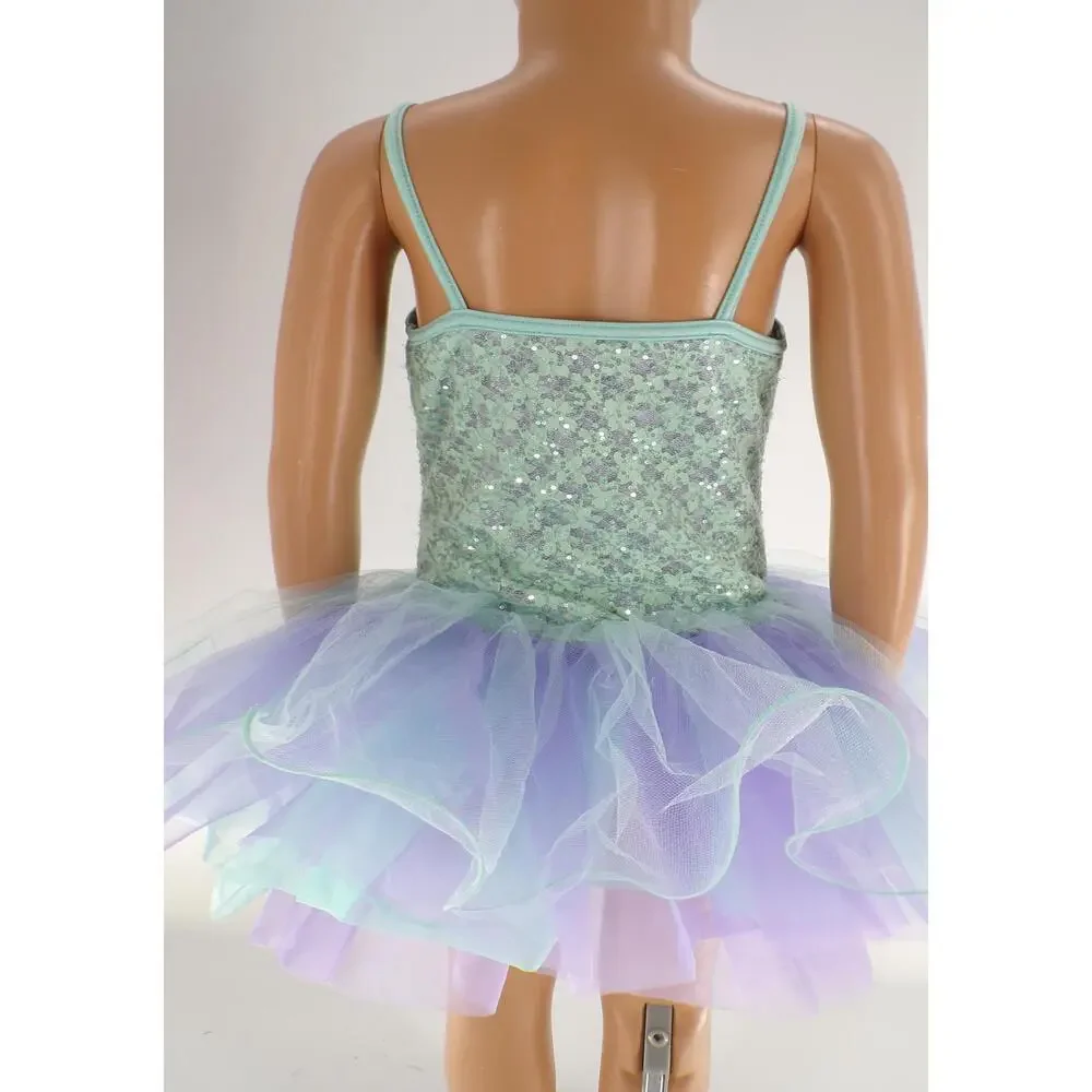 Pre-Owned Dance Costume Curtain Call E1604 Small Child Lavender Ballet